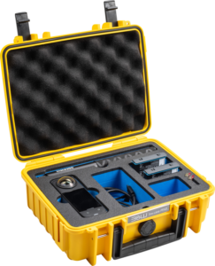 800q-03_128697 B&W Outdoor Cases Type 1000 for Insta360 X4 -suojalaukku, keltainen