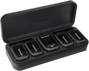 Saramonic Blink 500 Pro B8 2.4GHz 4-Ch Wireless Microphone System with Case and Onboard recording