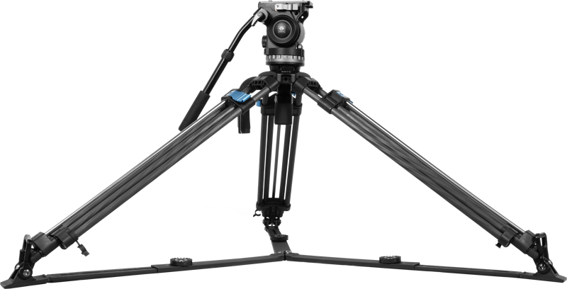 800q-03_128820 Sirui Pro Video Tripod Kit Rapid Twin-Leg SQ75+VHS10 -jalustapaketti