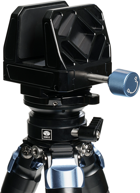 800q-03_130747 Sirui Tripod Kit Carbon with Gun Clamp & Leveling Base -hiilikuitujalustasetti
