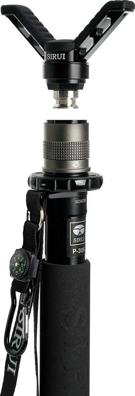 800q-03_130933 Sirui Monopod (Alu) Kit with Quick Release and Gun Clamp -yksijalkasetti