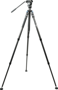 800q-03_132693 Sirui One Step Height Adjustment Carbon Video Tripod Kit SVS60 + S3 -videokamerajalustasetti