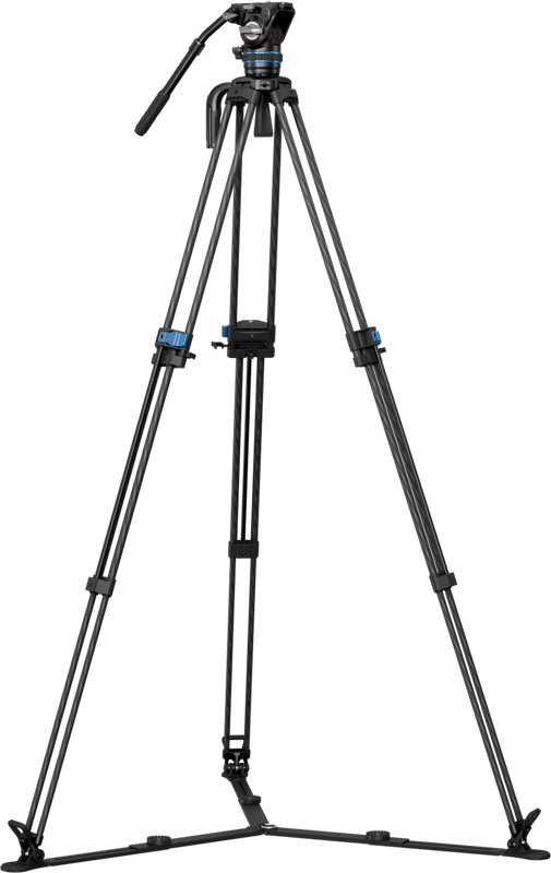 800q-03_133086 Sirui Pro Video Carbon Tripod Kit Rapid Twin-Leg SQ75+S5 -videojalustapaketti