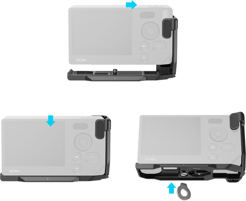 800q-03_134148 SmallRig 5389 L-Shaped Mount Plate with Handle for Sigma BF Black