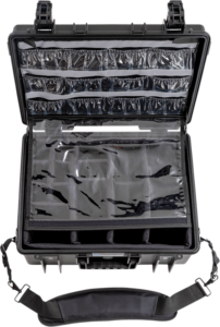 800q-04_113702 B&W Outdoor Cases Type 6000 for Medical Emergency Kit -ensiapulaukku, musta