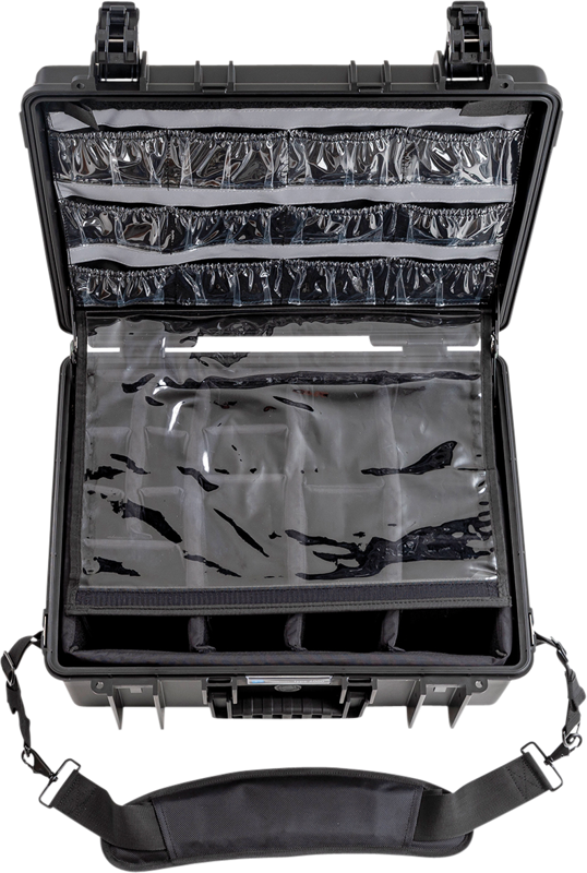 800q-04_113702 B&W Outdoor Cases Type 6000 for Medical Emergency Kit -ensiapulaukku, musta
