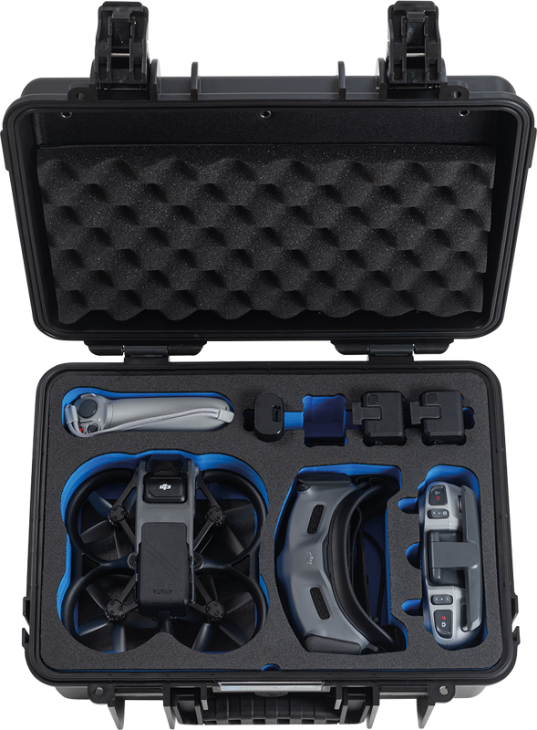 B&W Outdoor Cases Type 4000 for DJI Avata -suojalaukku, musta