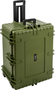 B&W Outdoor Cases Type 7800 (esileikattu vaahtomuovi) -suojalaukku, vihreä