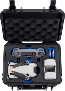 800q-04_126682 B&W Outdoor Cases Type 2000 for DJI Mini 4 Pro -suojalaukku, musta