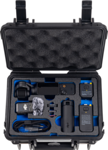 800q-04_127062 B&W Outdoor Case Type 500 for DJI Osmo Pocket 3 Creator Combo -suojalaukku, musta