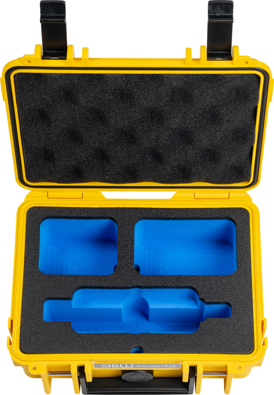 800q-04_127469 BW Outdoor Case Type 500 for Insta360 X3 -suojalaukku, keltainen