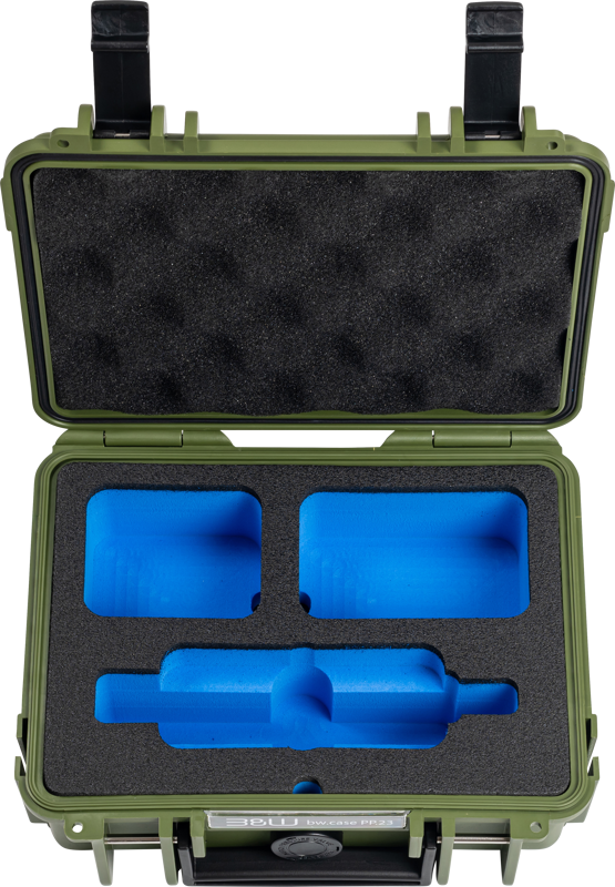 800q-04_127470 BW Outdoor Case Type 500 for Insta360 X3 protective case, green