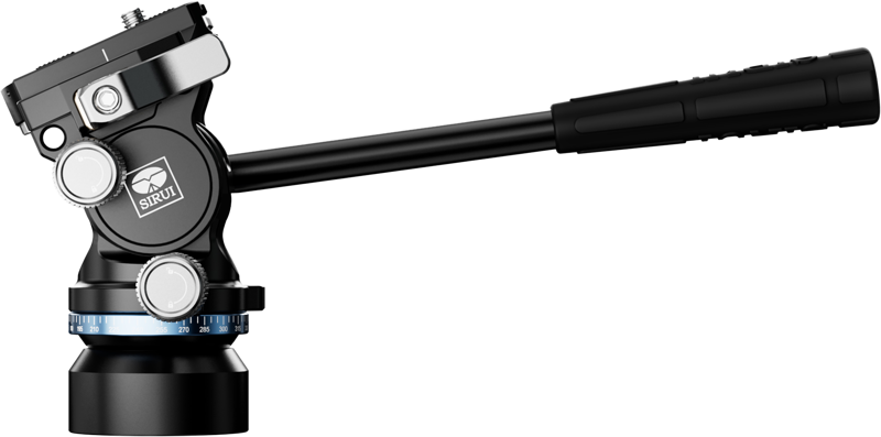 800q-04_128570 Sirui KV-10 Pan & Tilt Head with Leveling Base -jalustapää