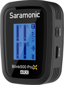 Saramonic Blink 500 Pro B8 2.4GHz 4-Ch Wireless Microphone System with Case and Onboard recording
