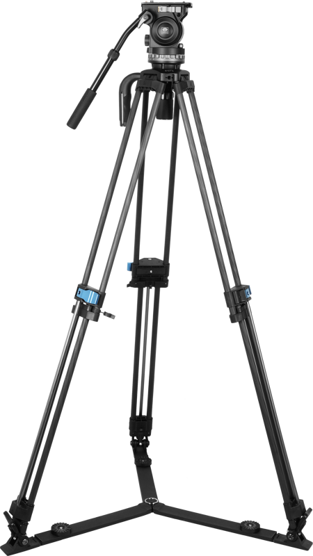 800q-04_128820 Sirui Pro Video Tripod Kit Rapid Twin-Leg SQ75+VHS10 -jalustapaketti
