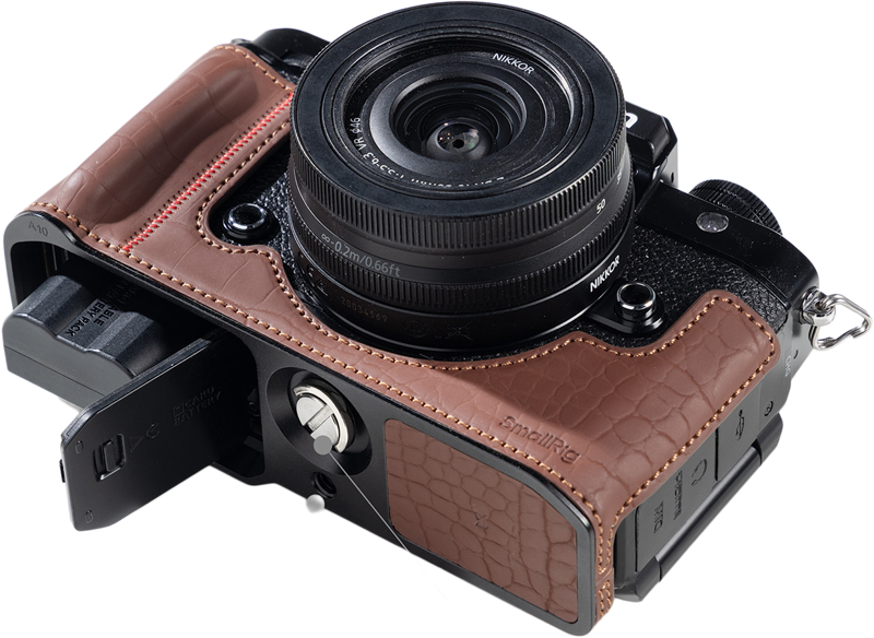 800q-04_134095 SmallRig 5096 Leather Case Kit for Nikon Z f Brown