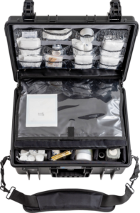 800q-05_113702 B&W Outdoor Cases Type 6000 for Medical Emergency Kit -ensiapulaukku, musta