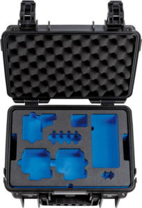 800q-05_113711 B&W Outdoor Cases Type 3000 for 2x GoPro Hero -suojalaukku, musta