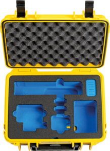 B&W Outdoor Cases Type 1000 for GoPro Hero 9 / 10 / 11 / 12 -suojalaukku, keltainen