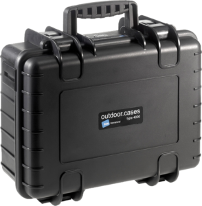 B&W Outdoor Cases Type 4000 for DJI Avata -suojalaukku, musta