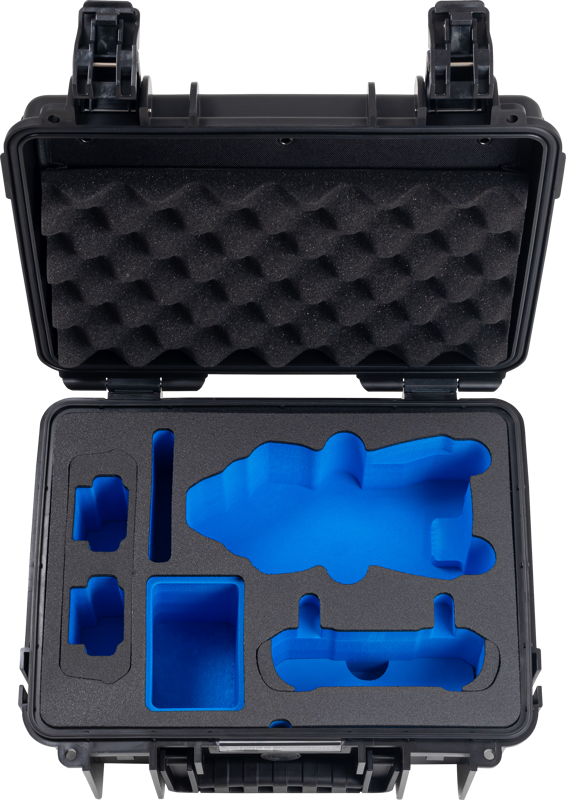 B&W Outdoor Cases Type 3000 for DJI Air 3 / DJI Air 3S / Black -suojalaukku, musta