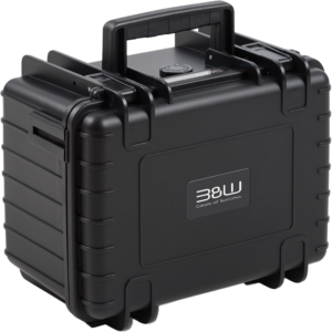 800q-05_126682 B&W Outdoor Cases Type 2000 for DJI Mini 4 Pro -suojalaukku, musta