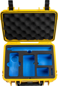 800q-05_128697 B&W Outdoor Cases Type 1000 for Insta360 X4 -suojalaukku, keltainen
