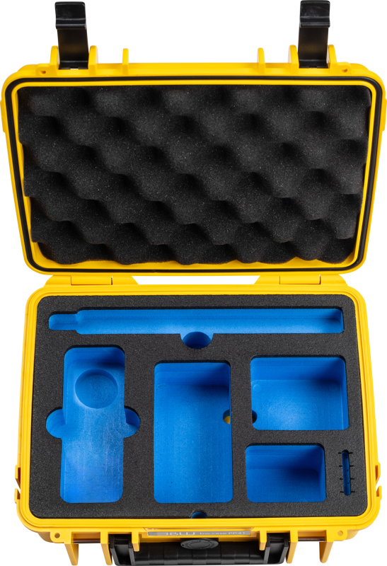 800q-05_128697 B&W Outdoor Cases Type 1000 for Insta360 X4 -suojalaukku, keltainen