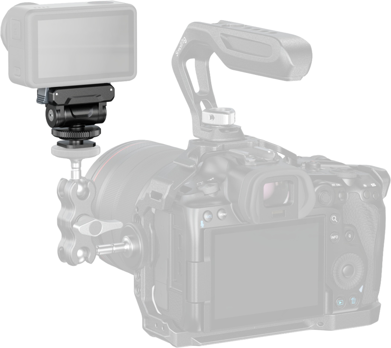 800q-05_134142 SmallRig 5436 Quick Release Support for DJI Osmo Action 5 Pro/4/3 with Cold Shoe
