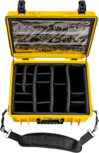 800q-14_113702 B&W Outdoor Cases Type 6000 for Medical Emergency Kit -ensiapulaukku, keltainen