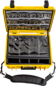800q-16_113702 B&W Outdoor Cases Type 6000 for Medical Emergency Kit -ensiapulaukku, keltainen