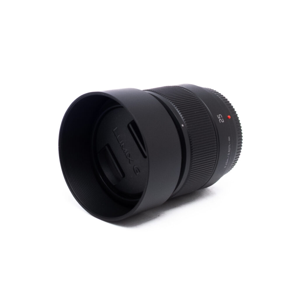 Lumix 25mm f17-3 Panasonic Lumix 25mm f/1.7 (sis. ALV25,5%) - Käytetty