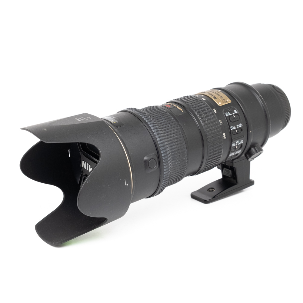 Nikon 70-200mm f2.8G VR ED-1 Nikon AF-S Nikkor 70-200mm f/2.8G VR ED - Käytetty