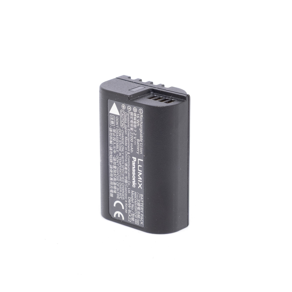 Panasonic DMW-BLK22-1 Panasonic DMW-BLK22 akku (sis. ALV 25,5%) - Käytetty
