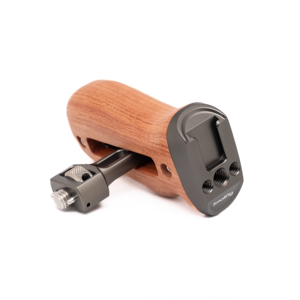 SmallRig 2642 puukahva-2 SmallRig 2642 Wood Side Handle with ARRI-Style Mount - Käytetty