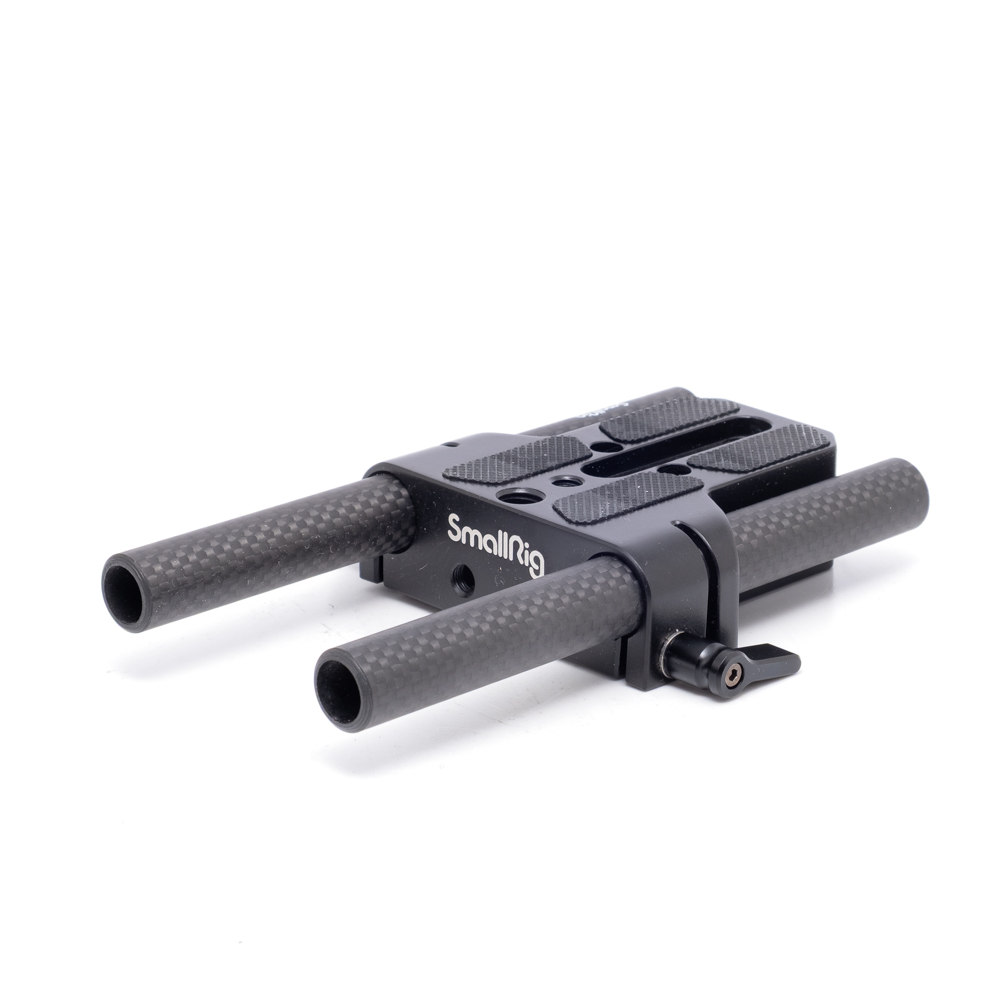 Smallrig rod support-1 SmallRig 1674 Baseplate + 15cm Rods (sis. ALV 25,5%) - Käytetty