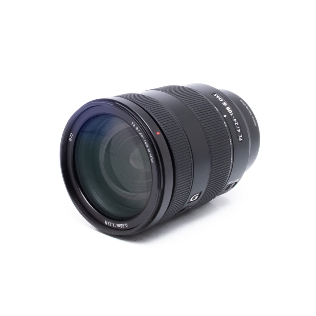 Sony 24-105mm f4 G OSS-2-5 Sony FE 24-105mm f/4 G OSS (Kunto K4.5, takuu 6kk) - Käytetty