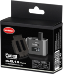 Hähnel ProCUBE 2 Plate for Nikon EN-EL14 Battery -laturi adapteri
