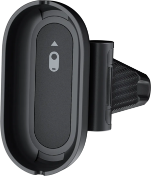 800q-01_134158 The top view of the Insta360 GO 3/GO 3S In-Helmet POV Mount shows its oval bracket with a textured, rubber-coated retainer designed to fit securely inside the helmet.