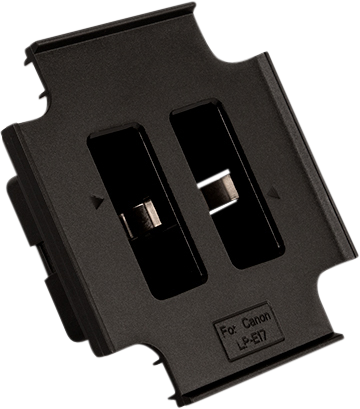 800q-02_116483 Hähnel ProCUBE 2 Plate for Canon LP-E17 Battery -laturi adapteri