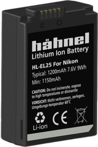 800q-02_123576 Hähnel Battery Nikon HL-EL25 / EN-EL25 -akku