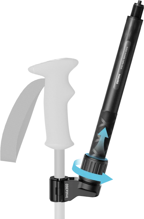 800q-02_134012 Insta360 Ski Pole Mount -hiihto kiinnike