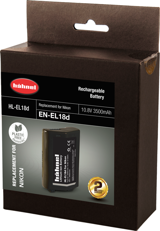 800q-03_122071 Hähnel Battery Nikon HL-EL18d / EN-EL18D -akku