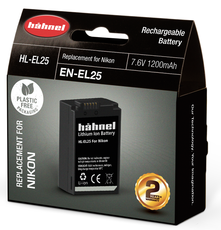 800q-03_123576 Hähnel Battery Nikon HL-EL25 / EN-EL25 -akku