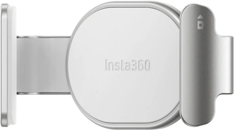 Insta360 Flow 2 Pro Magnetic Phone Clamp (Summit White) -puhelinkiinnike