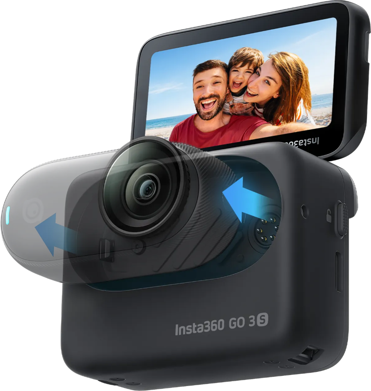 Insta360 GO 3S Action Pod Midnight Black -ohjausyksikkö