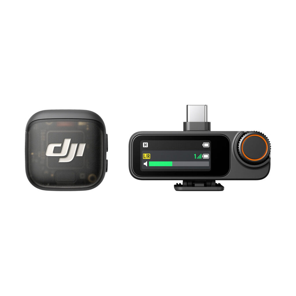 DJI-mic3-rx-td (1) DJI Mic 3 (1 TX + 1 RX) -langaton mikrofonijärjestelmä