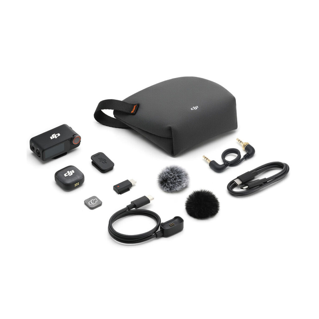 DJI-mic3-rx-td (2) DJI Mic 3 (1 TX + 1 RX) -langaton mikrofonijärjestelmä