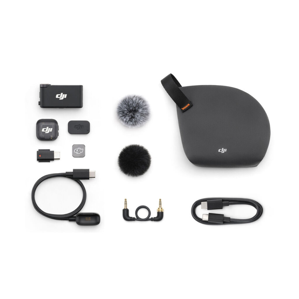 DJI-mic3-rx-td (3) DJI Mic 3 (1 TX + 1 RX) -langaton mikrofonijärjestelmä