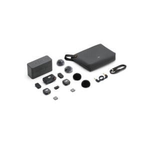 DJI_Mic3_2tx (1) DJI Mic 3 (2 TX + 1 RX + latauskotelo) -langaton mikrofonijärjestelmä